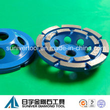 Diamond Double Rim Grinding/Cup Wheel for Stone/Concrete